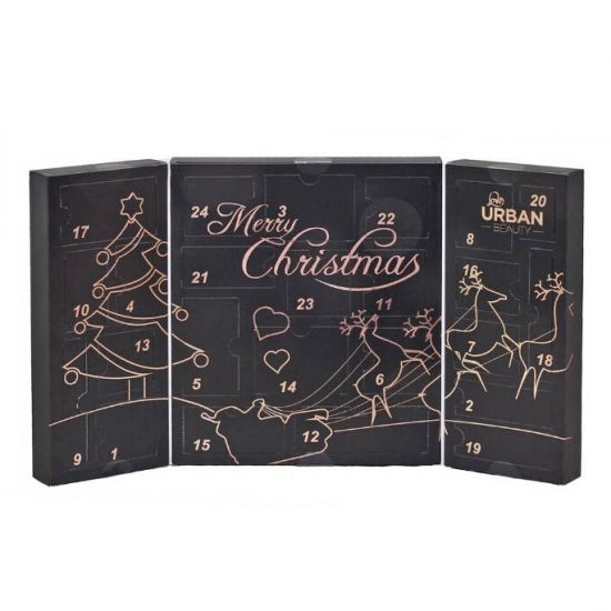 Beauty Countdown To Christmas Paperboard Advent Calendar Box