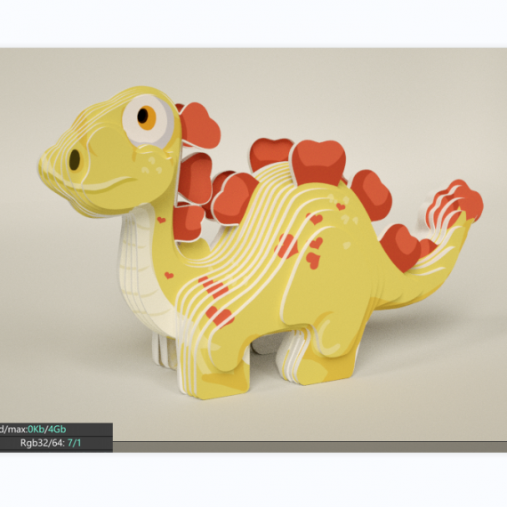 3D Jigsaw Puzzles Diplodocus Dinosaurs