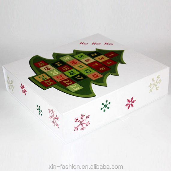 Countdown to Christmas Advent Calendar Gift Box