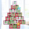 Tree-Shaped Countdown to Christmas Advent Calendar Box