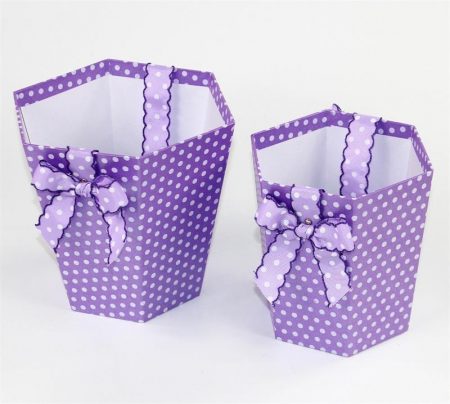 Wholesale Custom Empty Gift Basket Box For Wedding Flower