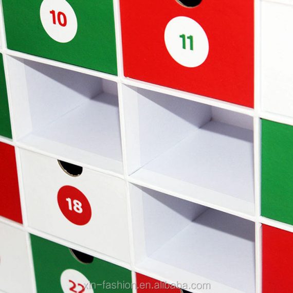 Countdown to Christmas Advent Calendar Gift Box