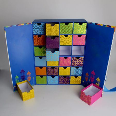 Ramadan Calendar Cardboard Box With 24 drawers