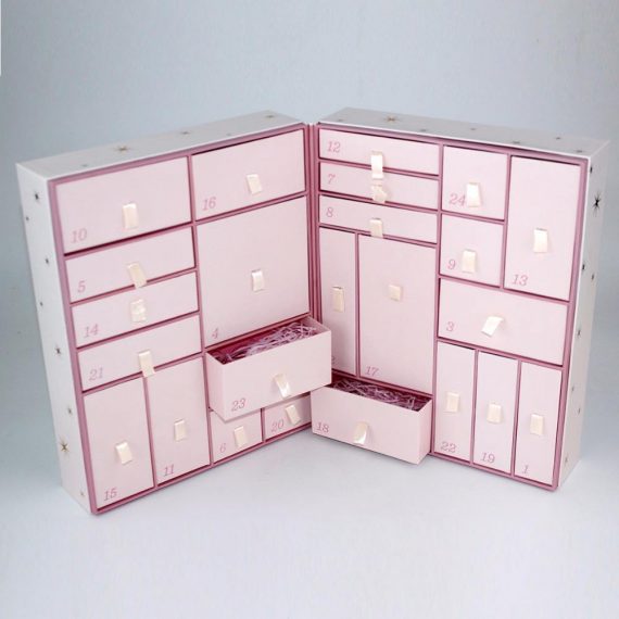 24 drawers Advent Calendar for cosmetics