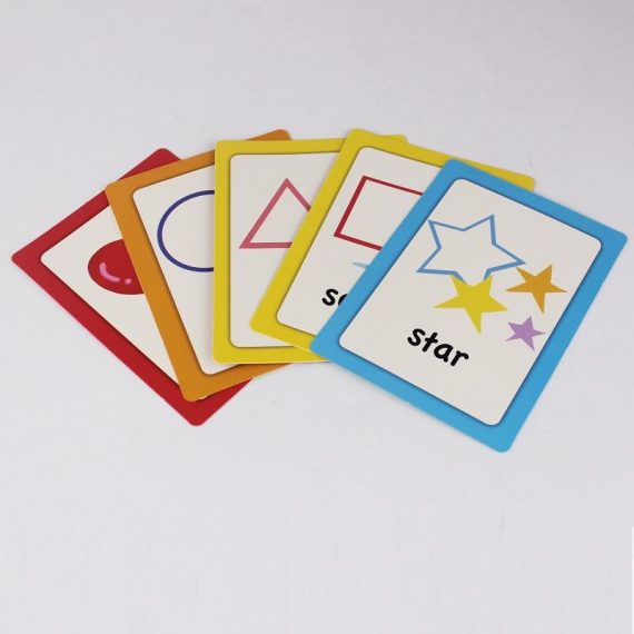 Eco Friendly Custom Educational Flash English Learning Game Card Printing