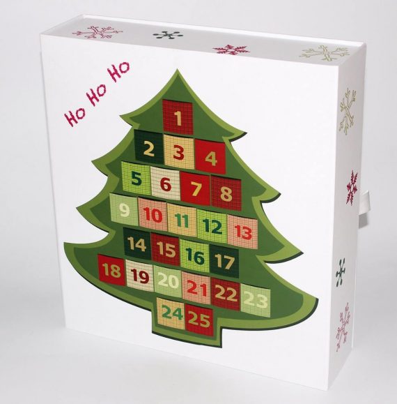 New Style Countdown to Christmas Advent Calendar Box