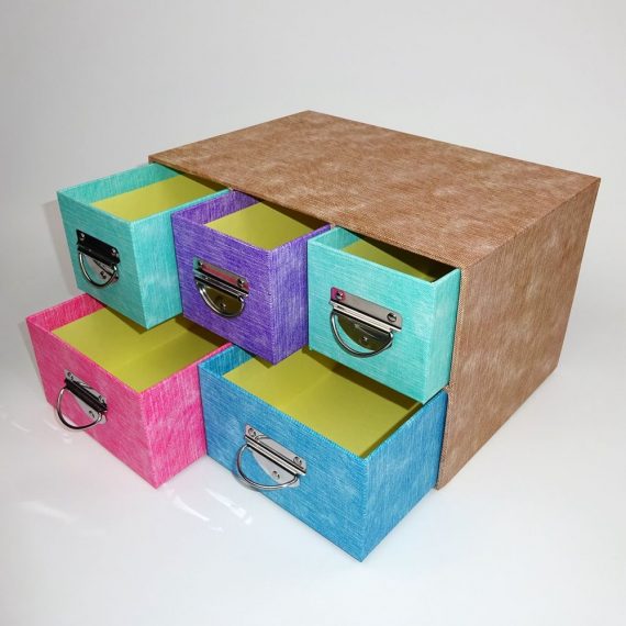 Colorful Stationery Box With Belt Buckle