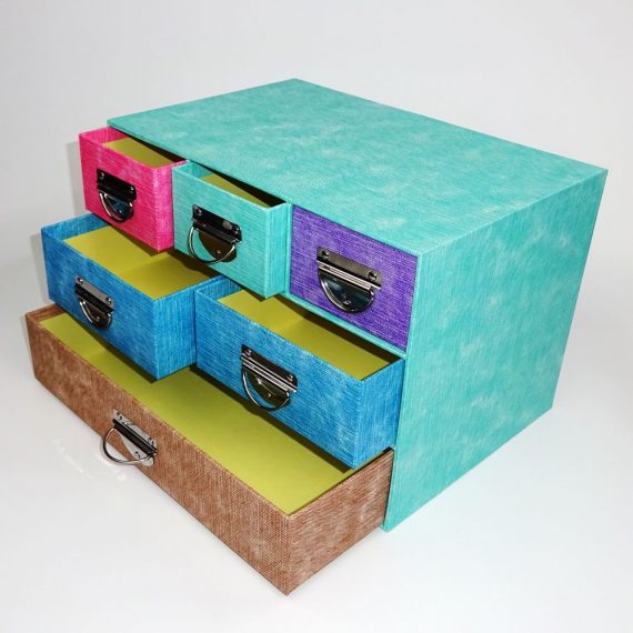 Colorful Stationery Box With Belt Buckle