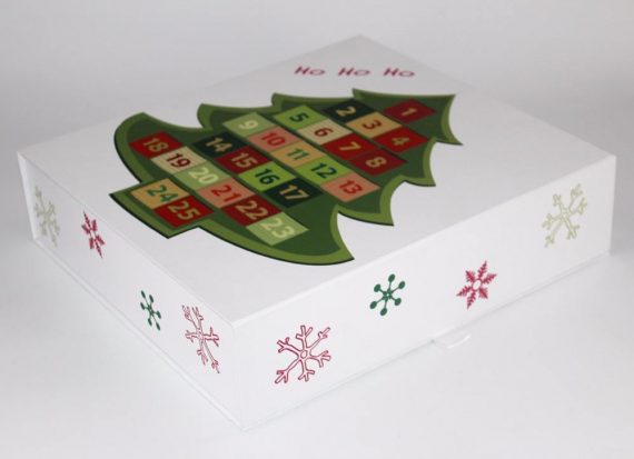 Advent Calendar Cardboard Christmas Advent Calendar